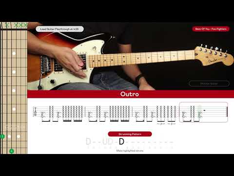 Best Of You Guitar Cover Foo Fighters 🎸|Tabs + Chords|