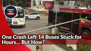 Minibus Driver Hospitalised After Tengah Crash Causes Major Bus Disruptions