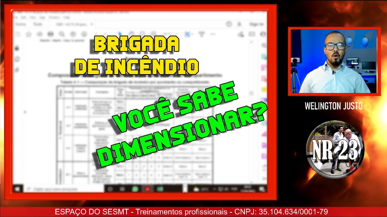BRIGADA DE INCÊNDIO - Como Dimensionar?