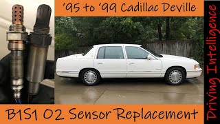 ONLY VIDEO FOR '96 to '99 DEVILLE Northstar B1S1 Oxygen O2 Sensor Replacement