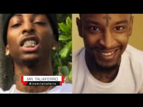22 Savage Claims 21 Savage & Crew Ran From Him All Star Weekend,21 Says 