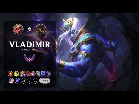 Vladimir Mid vs Cassiopeia - NA Master Patch 12.10