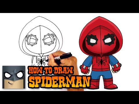 How to Draw Spiderman Homecoming | Drawing Tutorial - YouTube