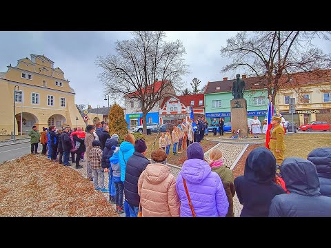 Dobrovice: Přípomínka výročí narození Tomáše Garrigue Masaryka