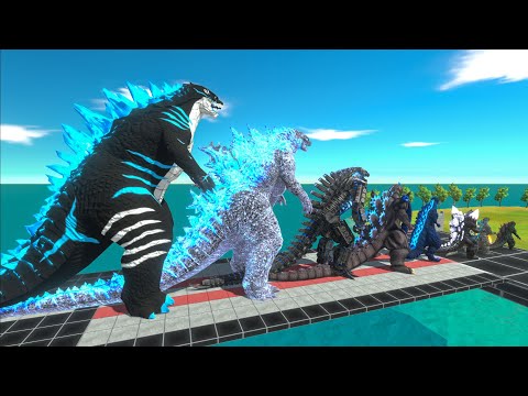 EVOLUTION of MEGALODON GODZILLA Size Comparison VS Team RED TITANUS RED + FIRE GODZILLA + DESTOROYAH