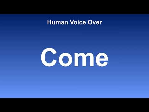 👉 How To Say: Come - English Pronunciation