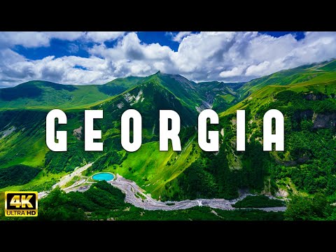 FLYING OVER GEORGIA (4K UHD) - Relaxing Music With Stunning Beautiful Nature (4K Video Ultra HD)