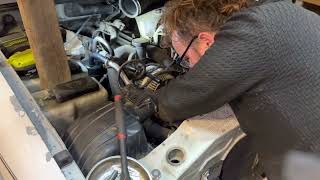 Replace melted belt tensioner on 4.0L Ford Explorer serpentine