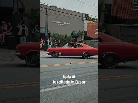 Opala SS8 - V8 350, de rolê pela Av. Europa. #opala #v8 #chevy #viral #musclecar #v8350 #opalav8