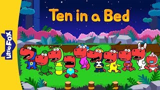 Ten in a Bed 2 | Learning Songs | Little Fox | Animated Songs for Kids
