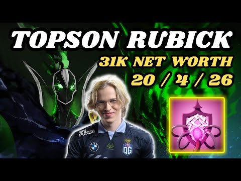 🔥 TOPSON Rubick Midlane Highlights 7.34c 🔥 NO CD Stealing BAD JUJU From Dazzle - Dota 2