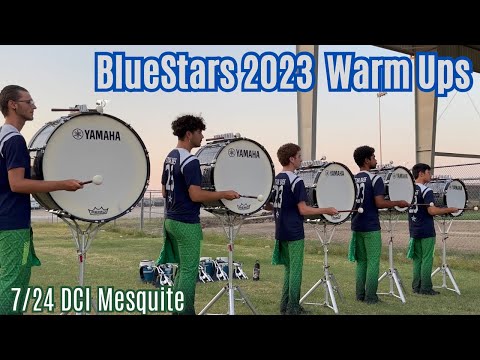 Blue Stars Drumline 2023 - Warm Ups