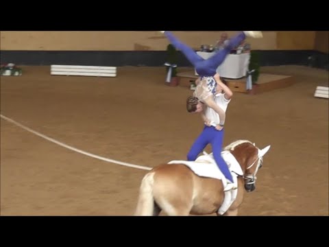 Bayerische Meister 2023 - Doppelvoltigieren Junior - Sebastian Renkl und Selina Look