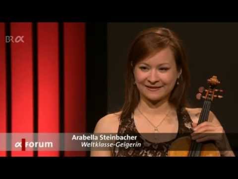 Star-Geigerin Arabella Steinbacher im alpha-Forum (TV)