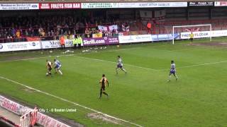 preview picture of video 'Worcester City 3 Boston United 0 (26/4/2014)'