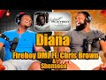FIREBOY DML & CHRIS BROWN - Diana (Official Visualizer) (feat. SENCEEA) |BROTHERS REACTION!