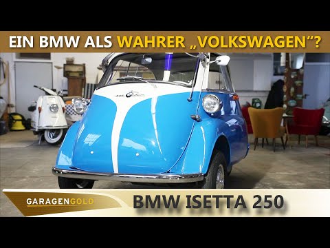 BMW Isetta 250 – the Bavarian "Volkswagen" & on the road at RETRO CLASSICS | Garagengold