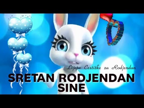 Sretan rođendan sine. 🎂🩵