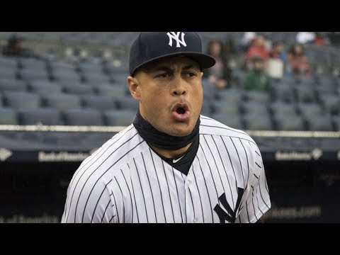 Watch Yankees Star Giancarlo Stanton Hits Hardest Homer In Recorded History