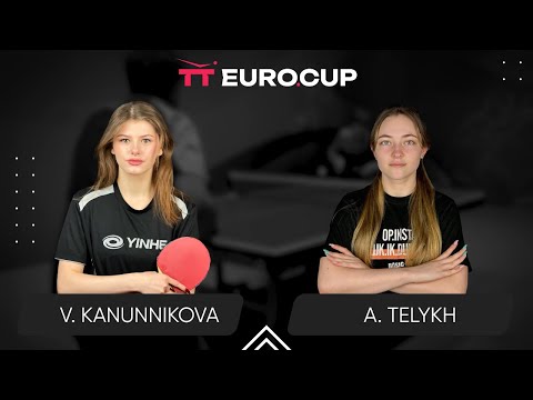 09:30 Vasylysa Kanunnikova - Anastasiia Telykh 08.04.2024 TT Euro.Cup Ukraine Star. TABLE 3
