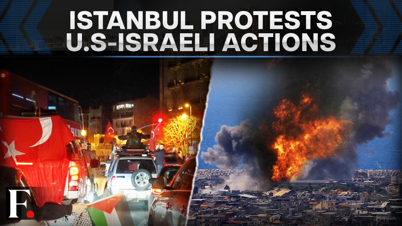 Turkey: Mass Car Convoy In Istanbul Protests US-Israeli Actions in West Asia | N18G