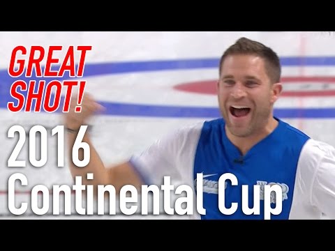 John Morris & Kevin Koe - Final shots for NA win - 2016 World Financial Group Continental Cup