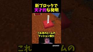 新ブロックのクッションで天才的な発明をする