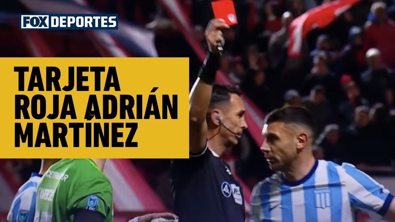 🟥😱 TARJETA ROJA Adrián Martínez | Argentinos Juniors 1-0 Racing Club | Liga Argentina