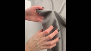 8028-45 Искусственный шёлк цвет Серый 100 гр/м2, 150 см на YouTube