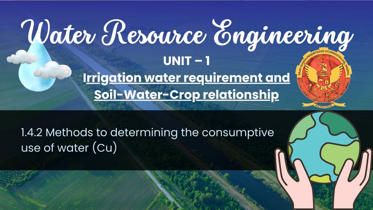 1.4.2 Methods to determining the consumptive use of water (Cu) | CE(A)603 |
