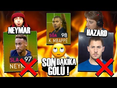 98 MBAPPE VE MÜTHİŞ GOLÜ !! BEN YENİLİRSEM HAZARD ÜMİDİ YENİLİRSE NEYMAR'I SİLİYOR !!
