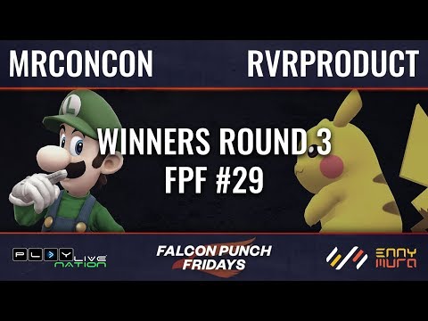 SS | SCB MrConCon (Luigi) vs THC | RvRproduct (Pikachu) - Winners Round 3 (FPF29)