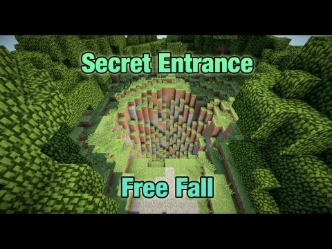 Secret Entrance: Free Fall Minecraft Project