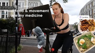 ep2 london life | peloton bike, waitrose food shop, gails bakery, primrose hill, home cooked meals