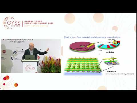 Prof Stuart Parkin at GYSS 2023 – Chiral spin textures on the racetrack