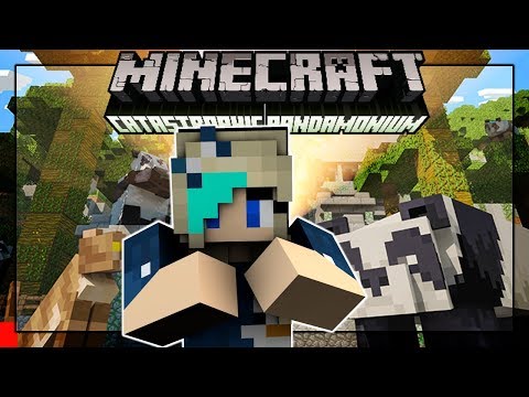 CATASTROPHIC PANDAMONIUM | Minecraft Panda First Reaction!