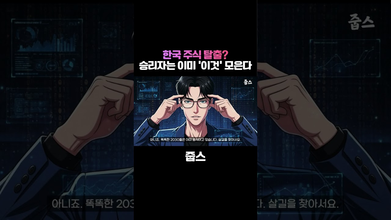 지금 원화만 들고 있으면 '바보' 소리 듣습니다