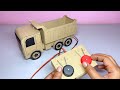 How To Make A Cardboard R C Dump Truck Cardboard Dump Truck Kaise Banaye