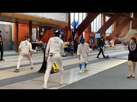 Team USA 3 vs Team Italy 1 (Chong vs Galassi) Grenoble Semi-finals
