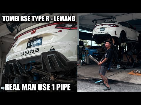 CIVIC TYPE R FL5 - LOUDER THAN YOUR GF LAST NIGHT / TOMEI RSE TYPE R - LEMANG