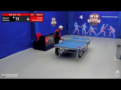 09:00 Рубцов Эдуард 3-1 Дорошенко Артём    стол 4  ЮГ-1  01.08.22
