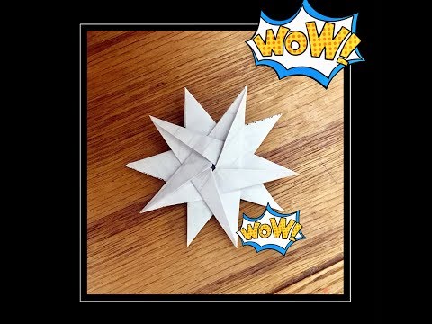 Paper Star👍💕😌 กระดาษดาว. 纸星. 종이 별. 紙の星. estrella de papel. étoile en papier. bintang kertas.
