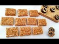 Sweets In 10 Minutes SESAME BARS Of Only 3 Ingredients 178