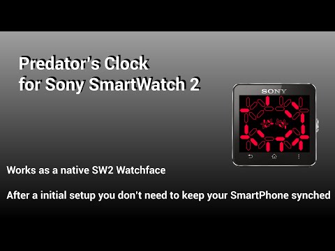 Predator's Clock for Sony SmartWatch 2