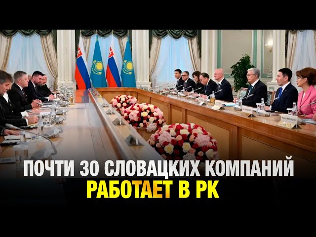 Почти 30 словацких компаний работает в РК
