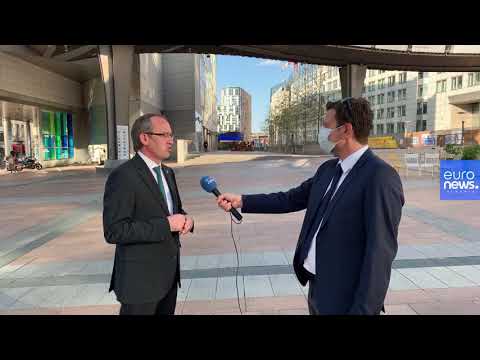 Kryeministri i Kosovës Avdullah Hoti intervistë për Euronews Albania nga Brukseli