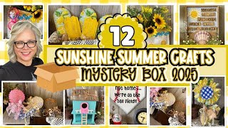☀️🏝️ 12 Sunshine Summer Crafts and DIYs || Mystery Box June 2025