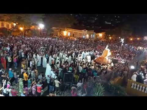 Chegada da procissão de Nossa Senhora das Mercês