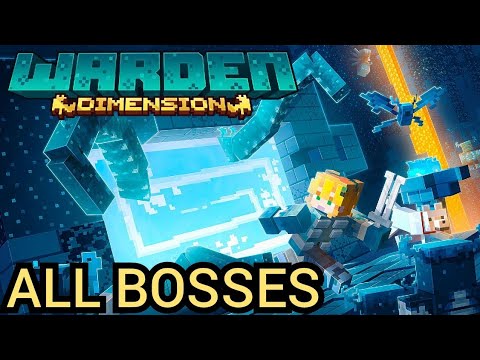 Dread The Boss Hunter - Minecraft Warden Dimension All Bosses ( Marketplace Map )