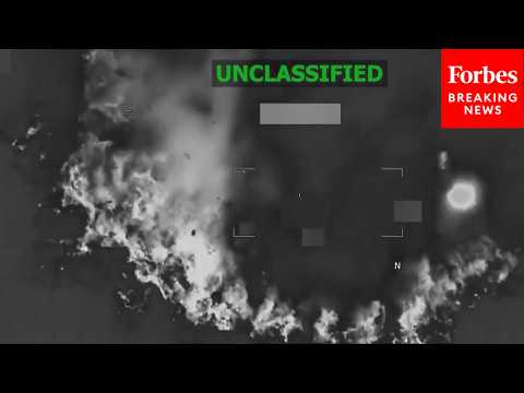 JUST IN: Pentagon Releases Footage From Strike Against Alleged Narco Boat In The Caribbean